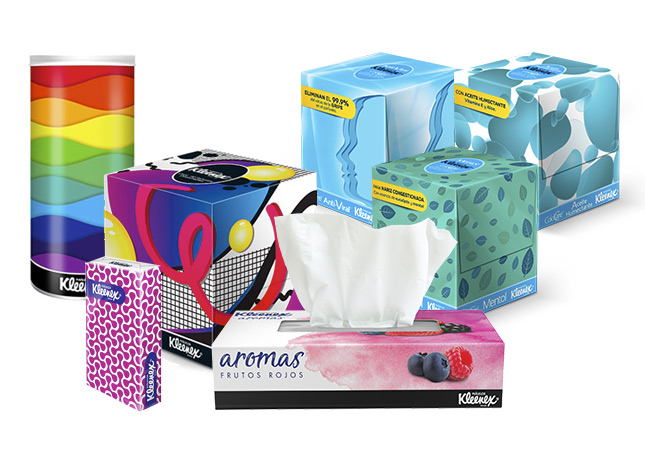 kleenex pa&ntilde;uelos faciales