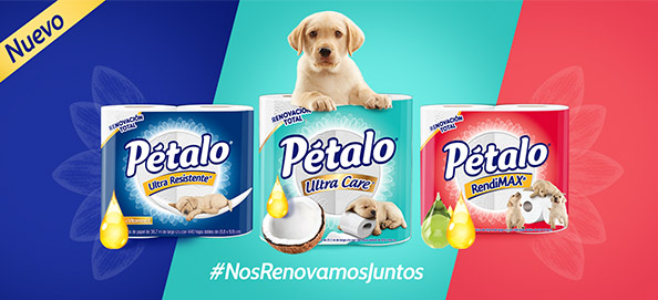 P&eacute;talo&reg; Como t&uacute;, est&aacute; en todo